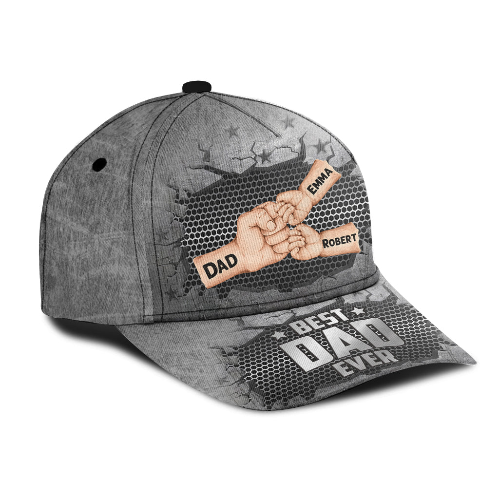 Bester Papa aller Zeiten – Personalisierte klassische Vaterkappe