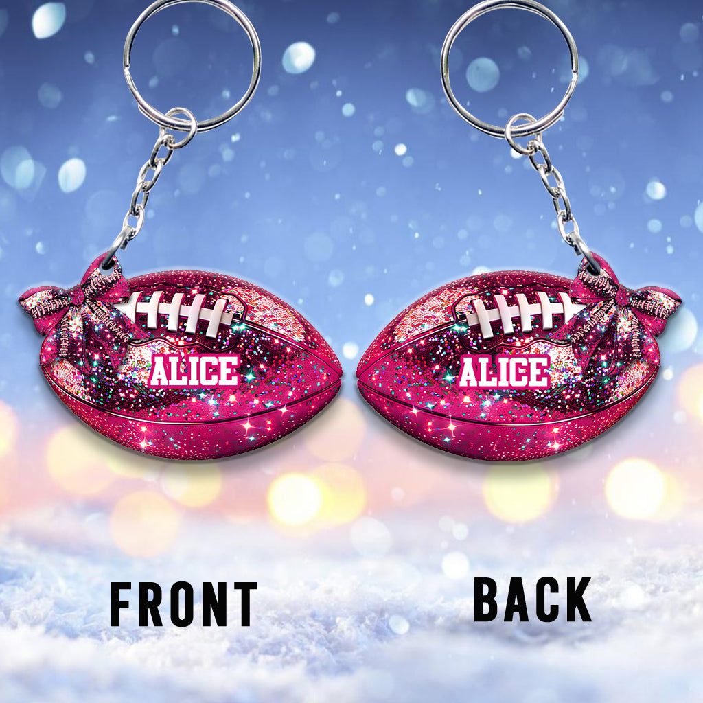 Im Oktober schauen wir zu – personalisierter Fußball-Schlüsselanhänger