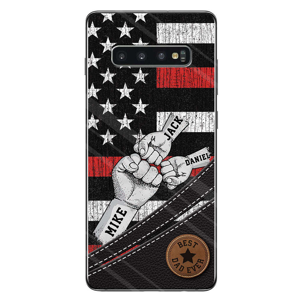 Wolfsrudel – Personalisierte Handyhülle für Väter