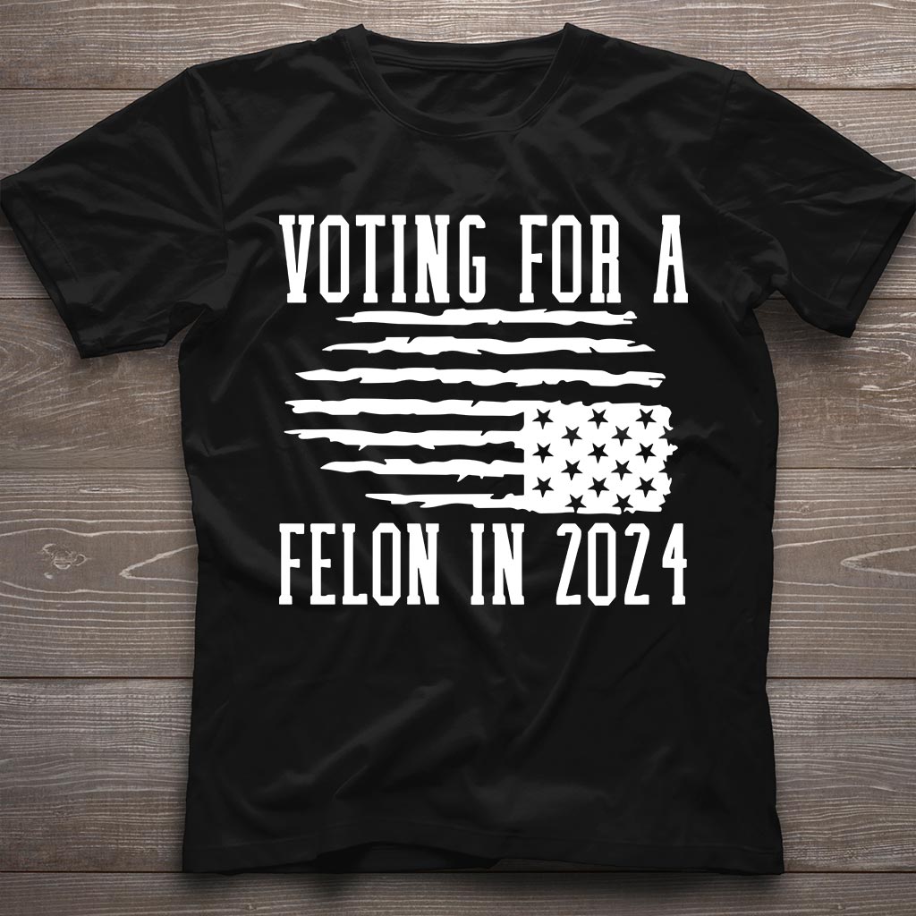 „Wähle den verurteilten Straftäter Trump 2024“-Shirt, „Nation in Distress“-Flagge-Shirt, „Wähle Trump“-Shirt, Gratis-Trump-Shirt, Trump-Unterstützer-Geschenk
