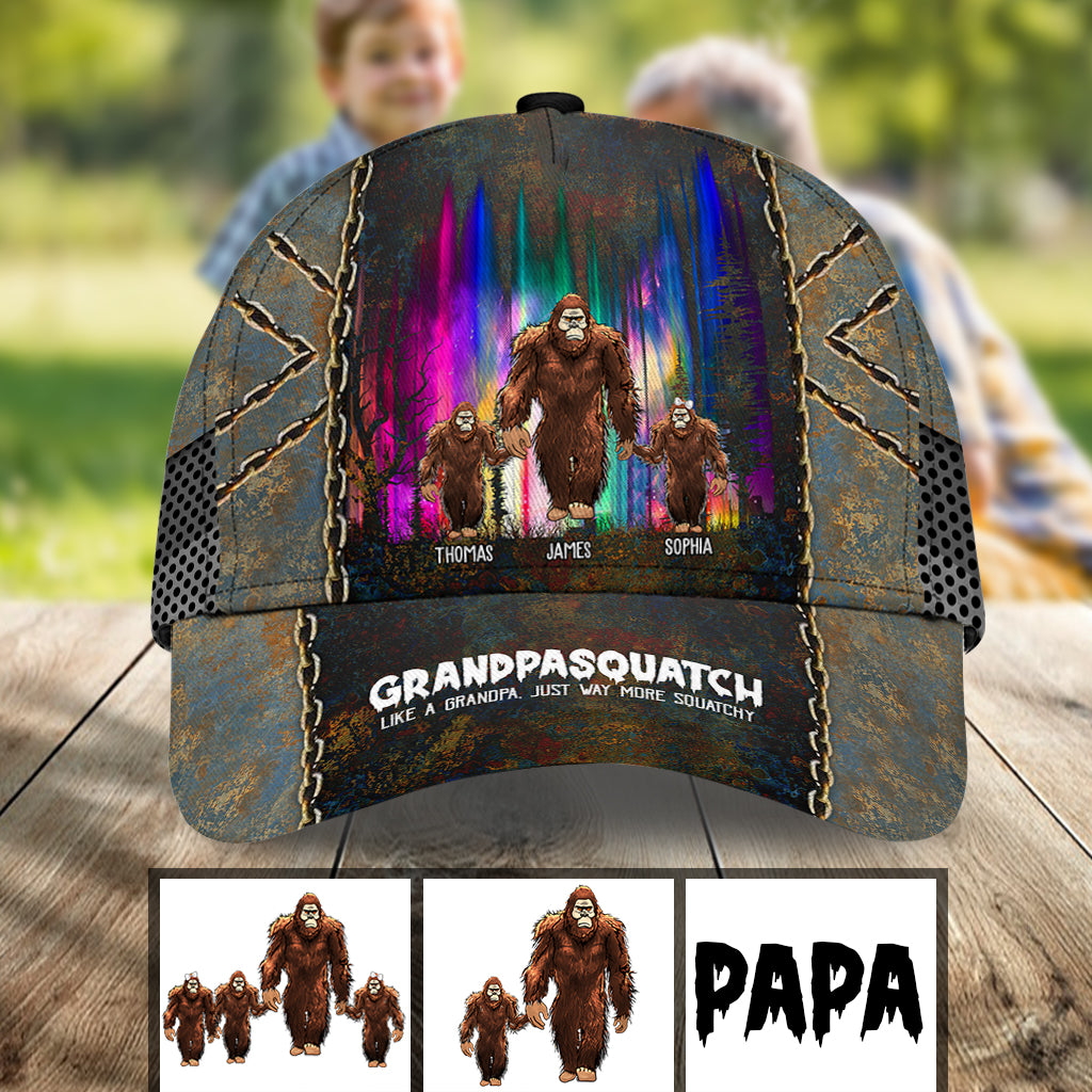 Grandpasquatch - Personalisierte Grandpa Classic Cap