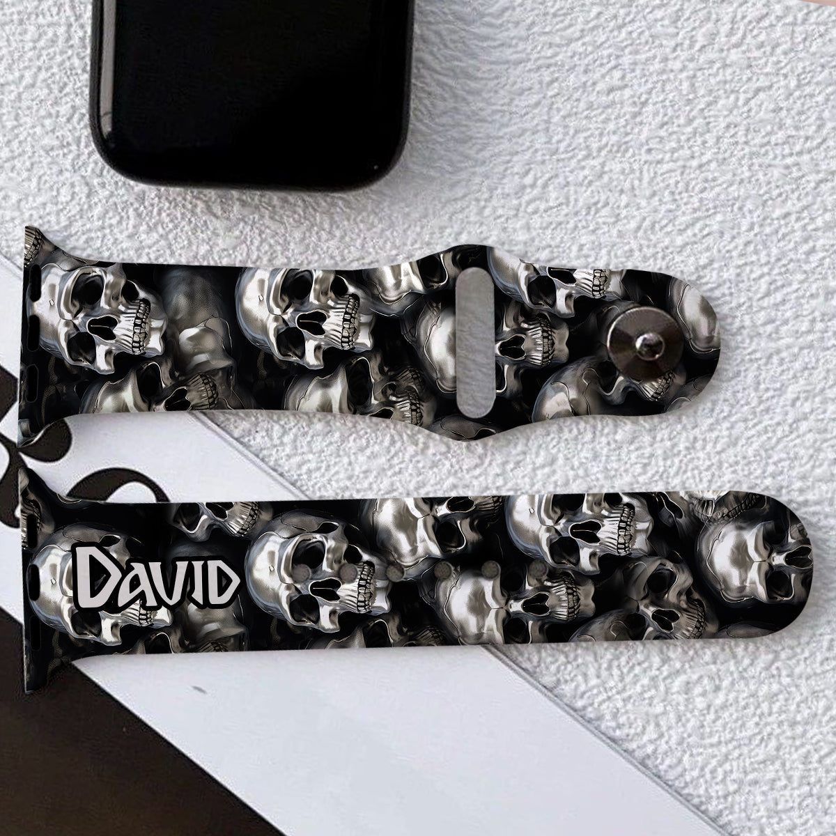 3D Metallic Skulls - Personalized Skull Apple Watch Band