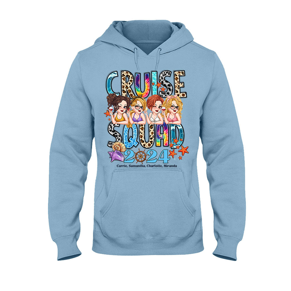 Cruise Squad 2024 – Personalisiertes Kreuzfahrt-T-Shirt und Hoodie