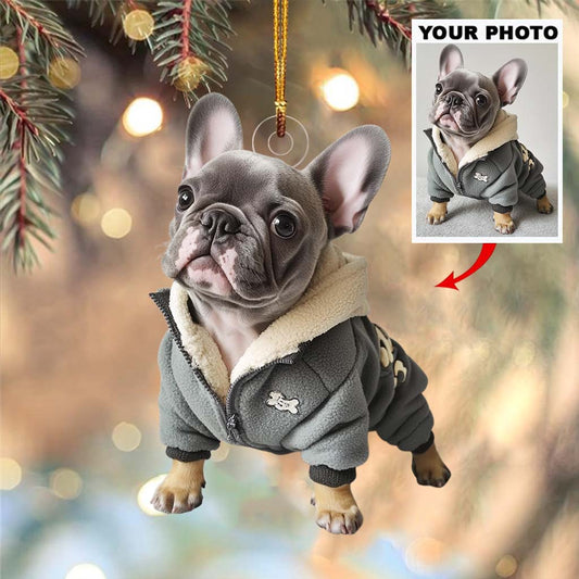 Any Photo Ornament - Personalized Dog Custom Shaped Ornament