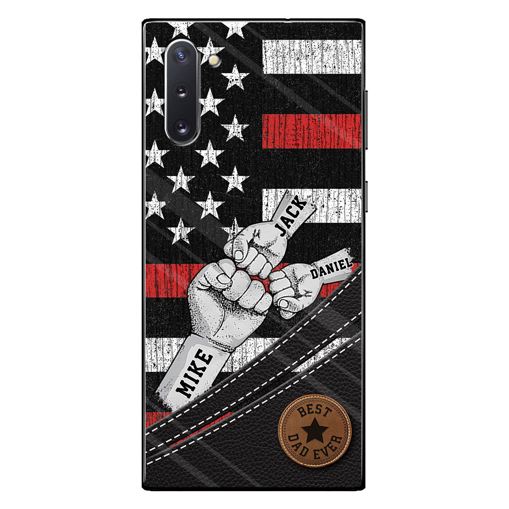 Wolfsrudel – Personalisierte Handyhülle für Väter