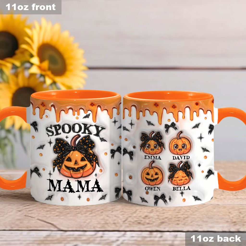 Gruselige Mama Oma Nana - Geschenk für Mama - Personalisierte Tasse mit Akzent