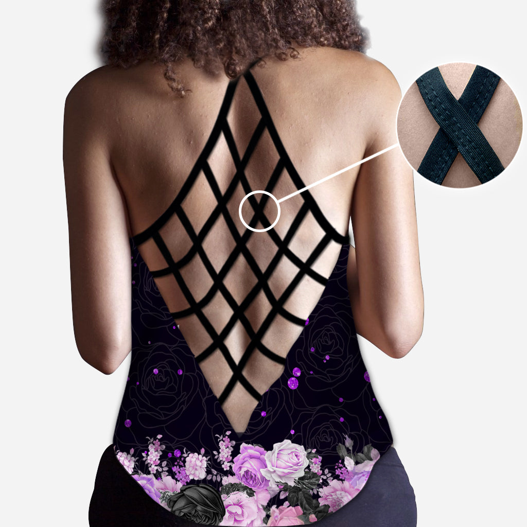 My Give A Fck Is Broken But My Go Fck Yourself Is Fully Functional - Personalized Skull Cross Tank Top