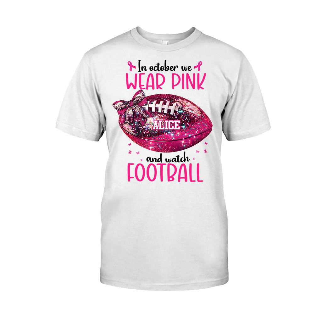 Im Oktober schauen wir zu – personalisiertes Fußball-T-Shirt und Hoodie