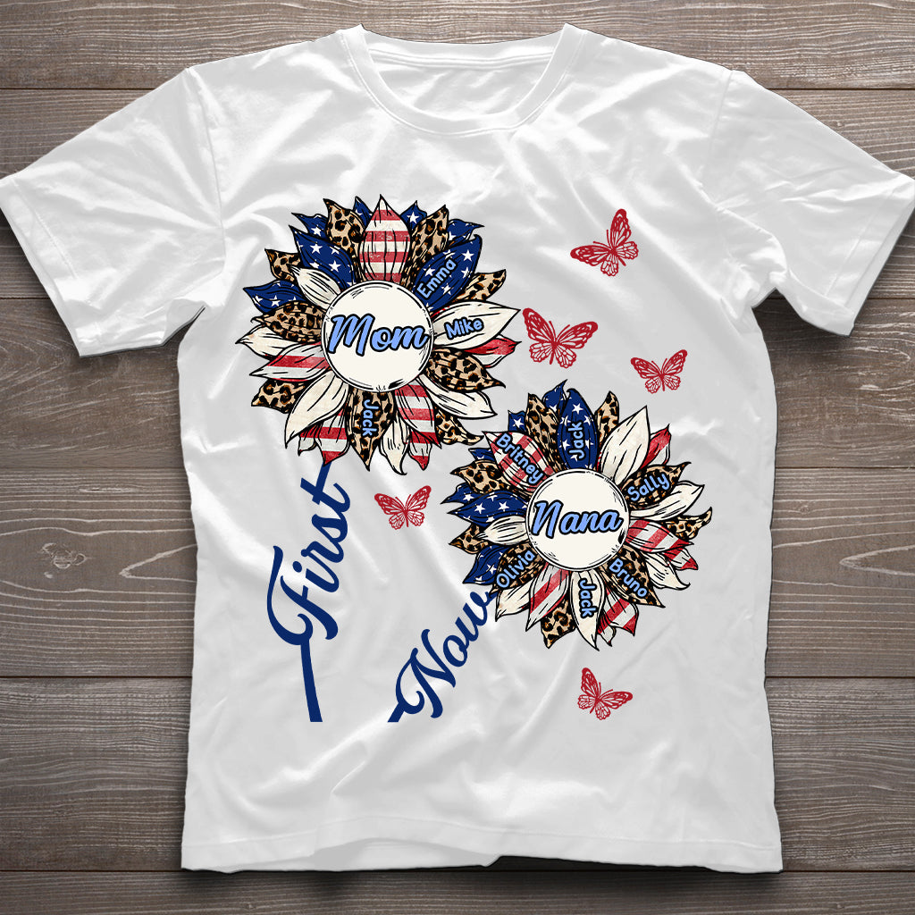 Erst Mama, jetzt Opa – Personalisiertes Oma-T-Shirt und Hoodie