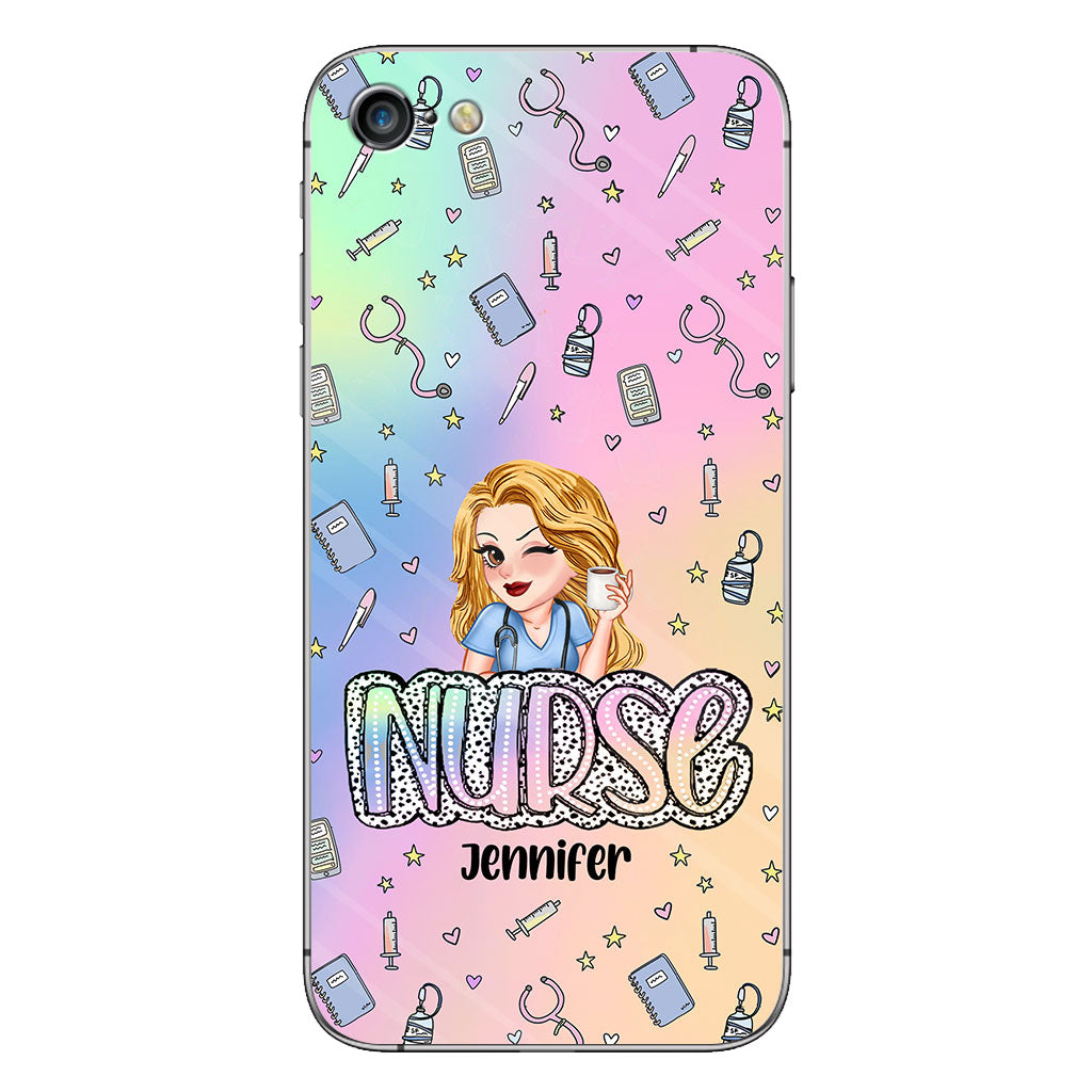 Nurse Life - Personalized Nurse Clear Phone Case