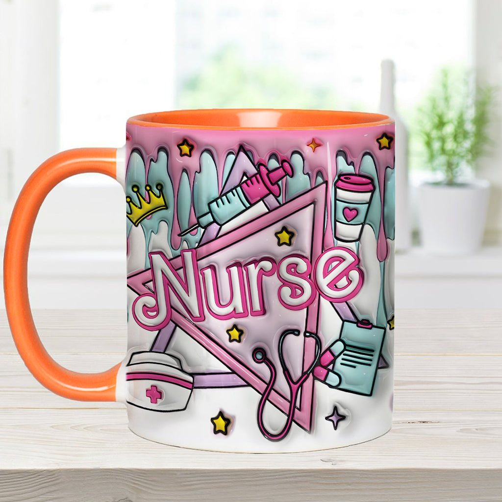 Stolze Krankenschwester – Personalisierte Tasse mit Krankenschwester-Akzent