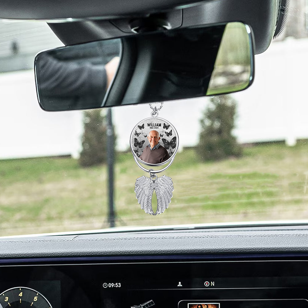 Dein Leben war ein Segen – Personalisierter Gedenkflügel-Anhänger