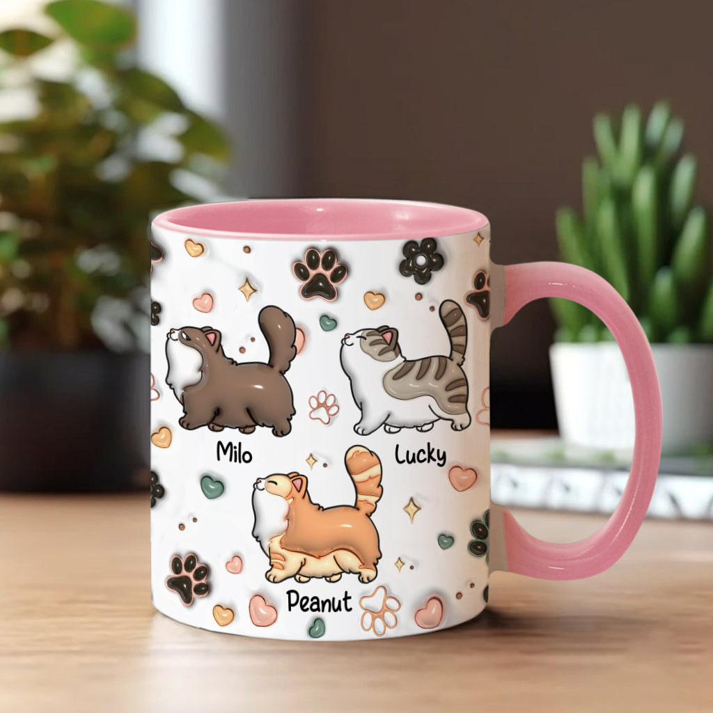 Winzige pelzige Herrscher – Personalisierte Tasse mit Katzenmotiv