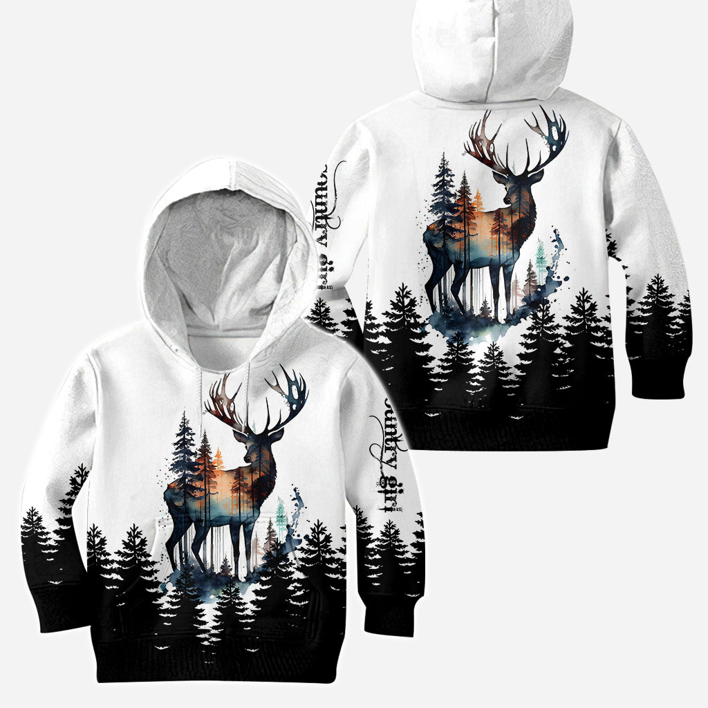 Country Girl – Personalisierter Jagd-Hoodie und Leggings