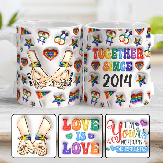 Together Since - Personalized LGBT Support Mug