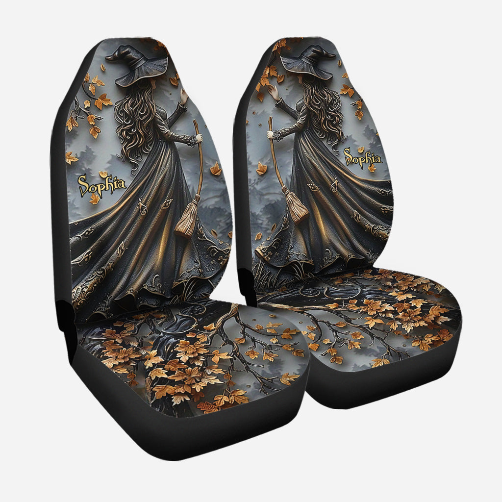 Wunderschöne Hexe – personalisierte Hexen-Sitzbezüge