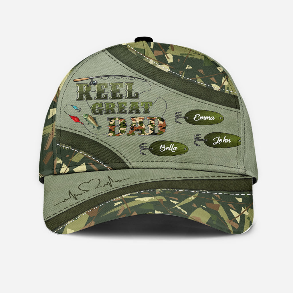 Western Reel Great Dad Camouflage - Personalisierte klassische Vaterkappe