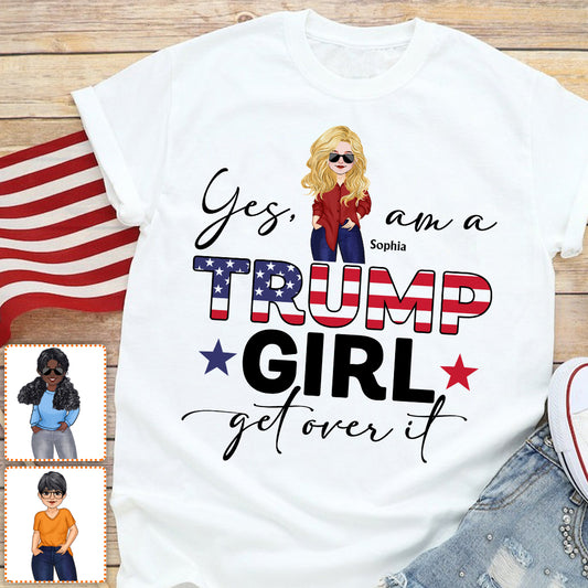 Trump Girl 2024 – Personalisiertes T-Shirt und Hoodie