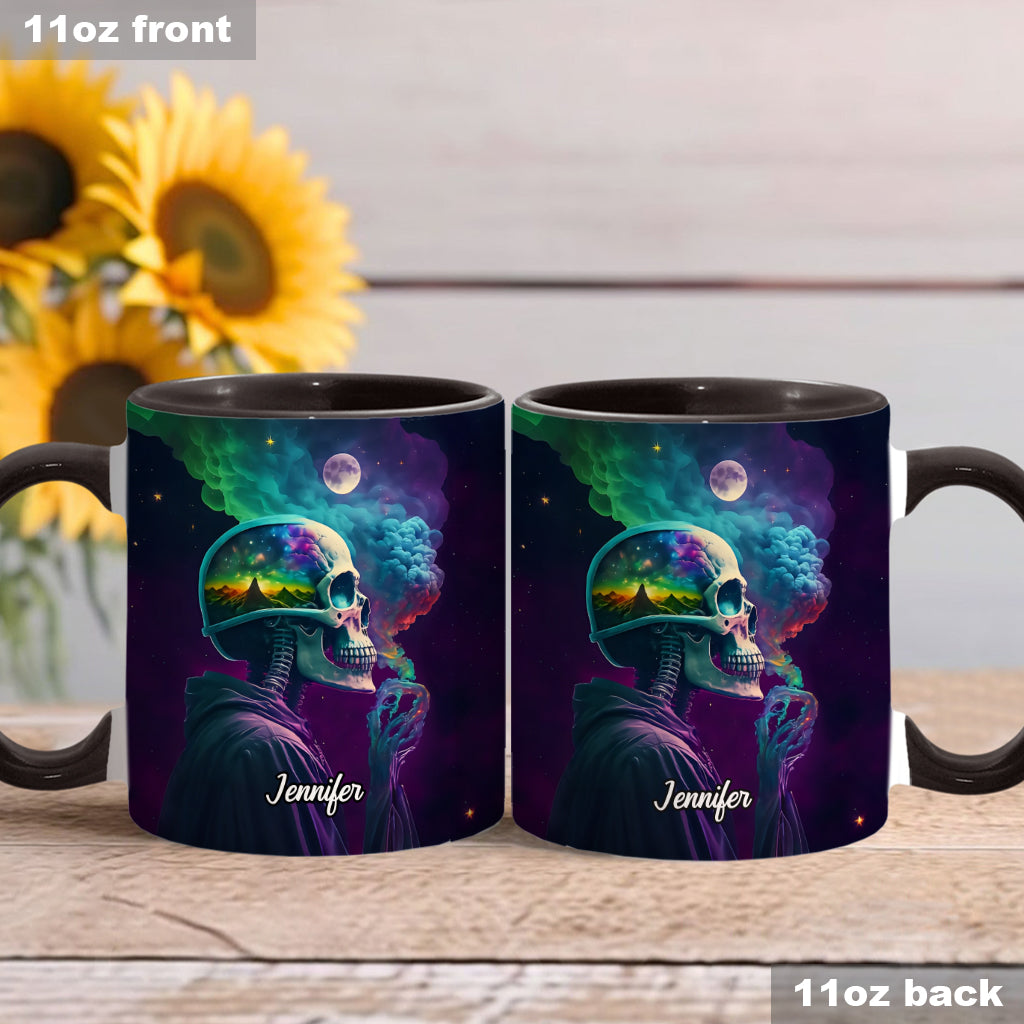 A Little High - Personalized Weed Accent Mug
