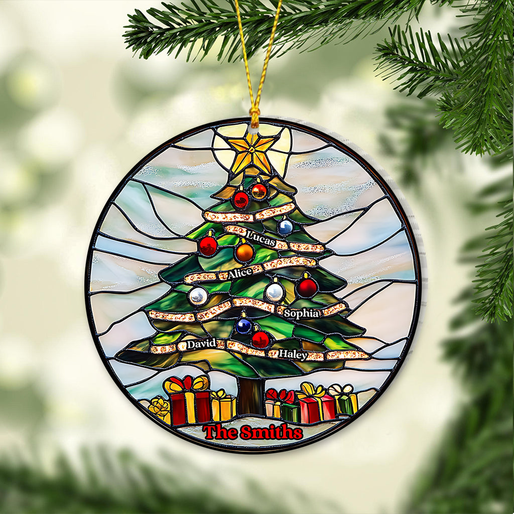 Frohe Weihnachten – Personalisierter transparenter Familienschmuck