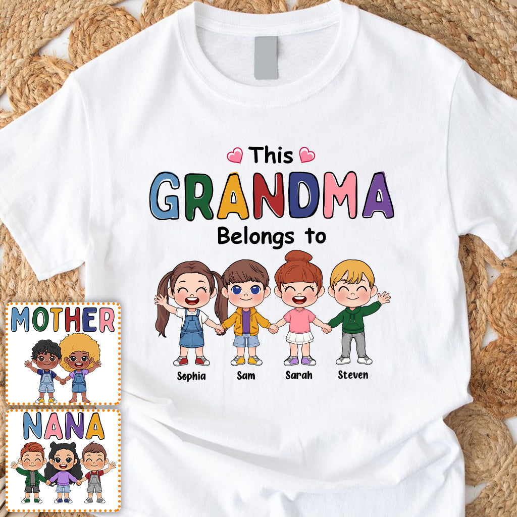 Dieses Oma-Shirt gehört zu – personalisiertes Oma-T-Shirt und Hoodie