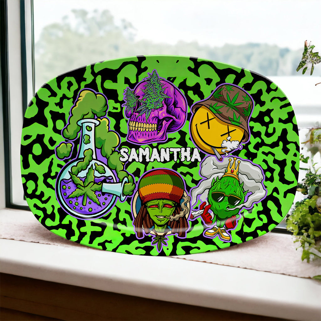 Keep One Rolled 420 - Personalized Weed Plate