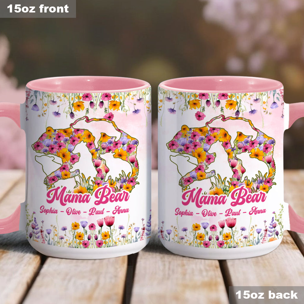 Mama Bär - Personalisierte Tasse mit Muttermotiv