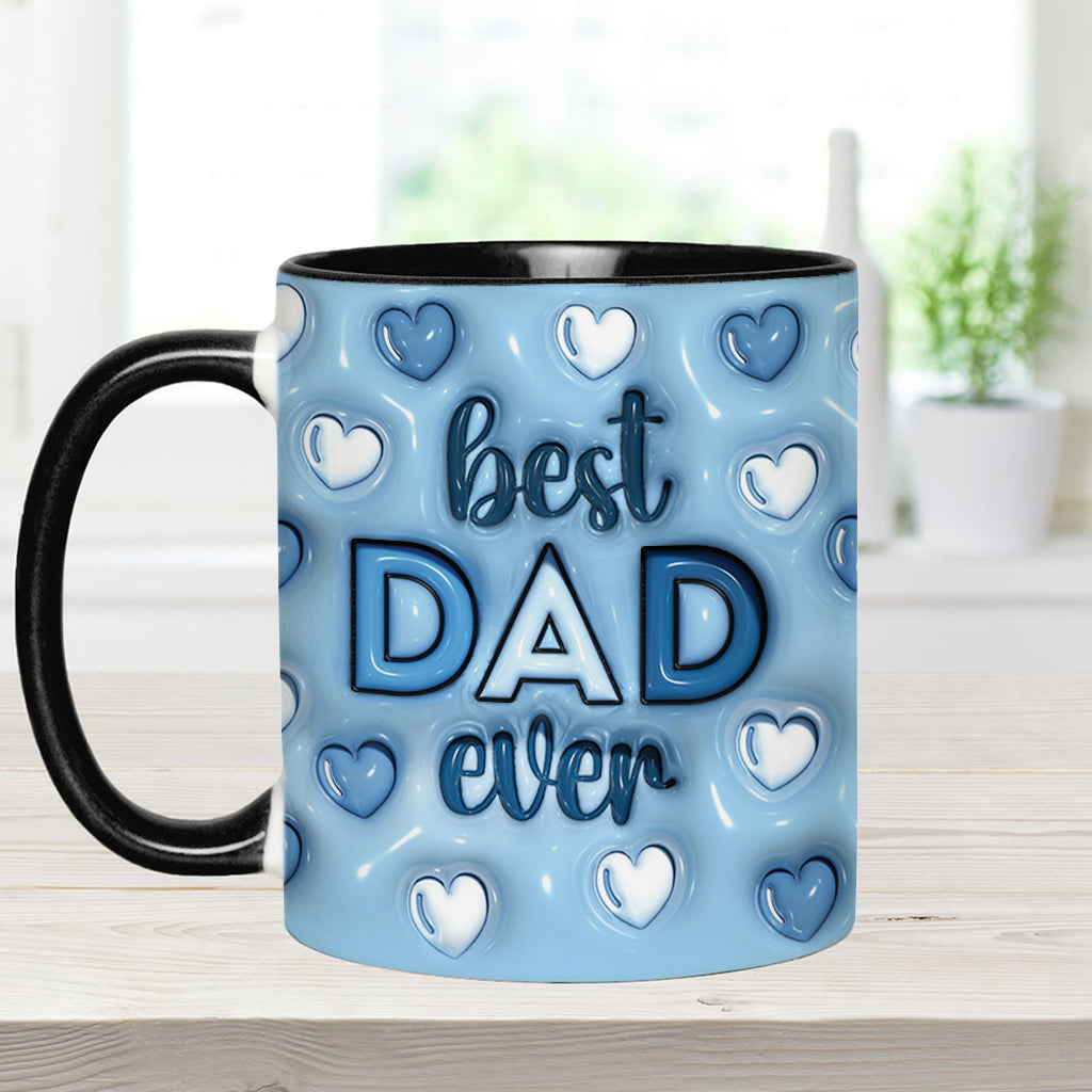 Best Dad Ever - Personalized Father Accent Mug