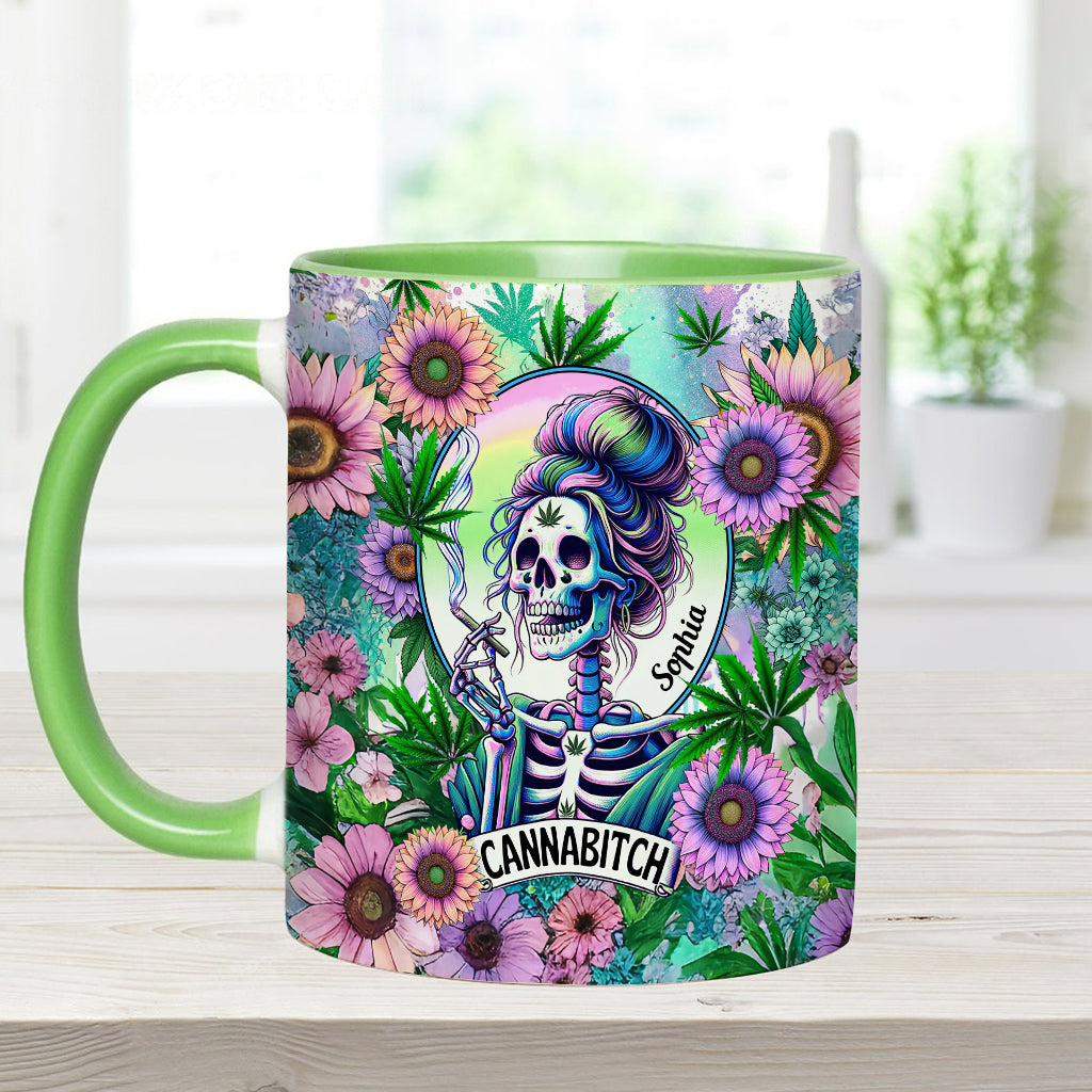 Cannabitch - Personalized Weed Accent Mug