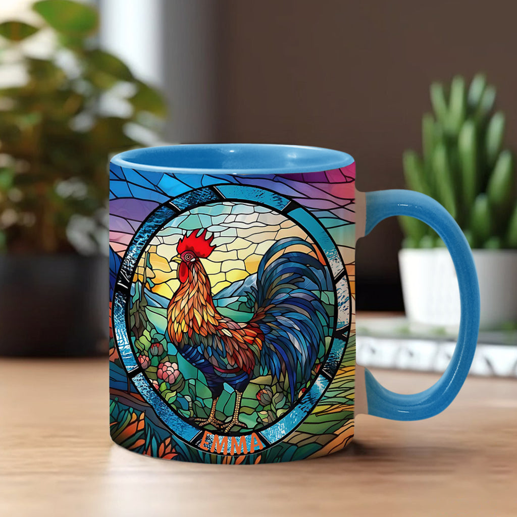 Love Chicken - Personalized Chicken Accent Mug