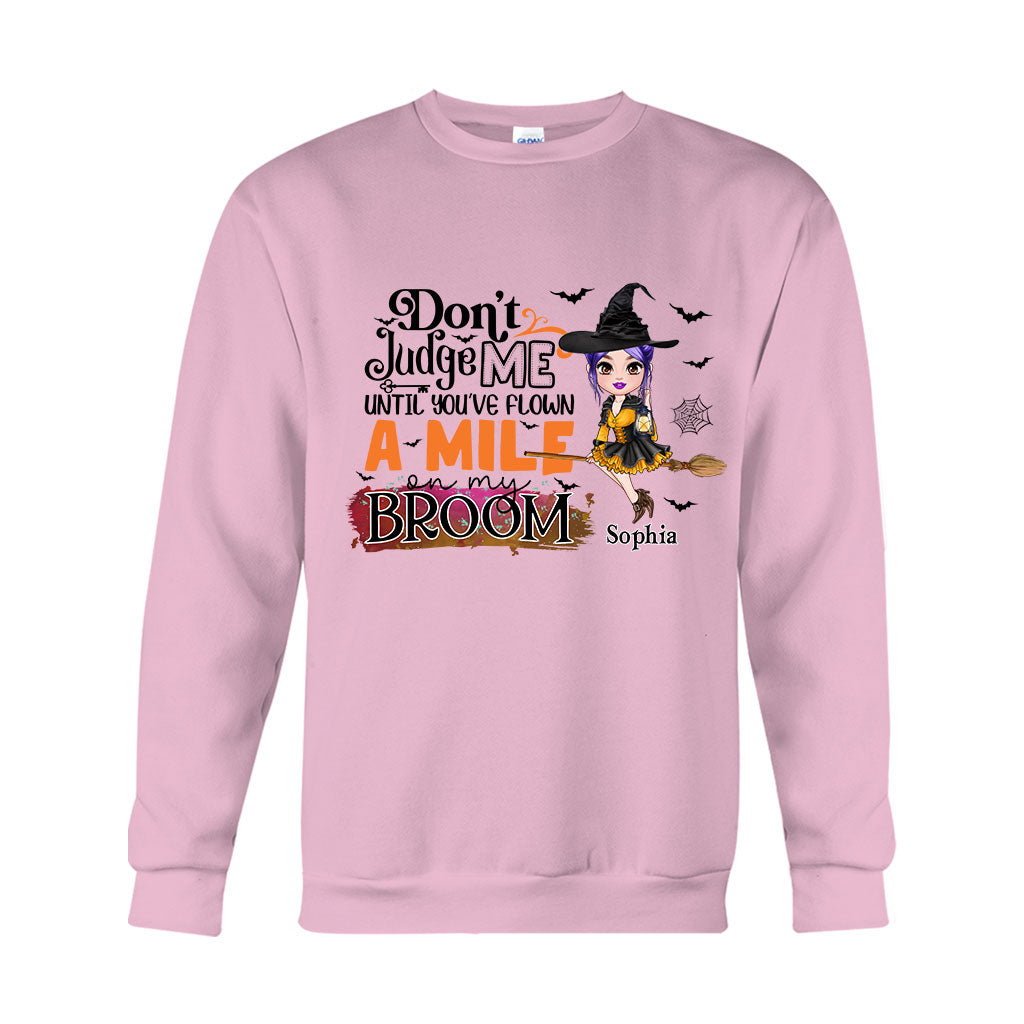Don't Judge Me - Personalized Witch T-shirt And Hoodie