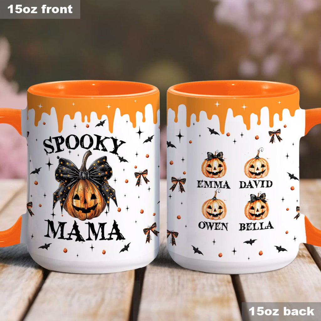 Gruselige Mama – Personalisierte Tasse mit Muttermotiv