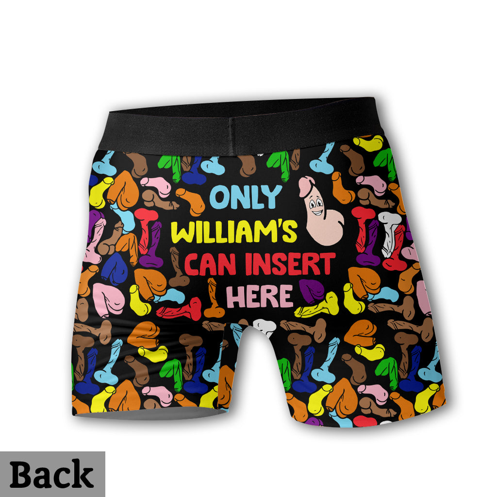 Only You – Personalisierte Herren-Boxershorts mit LGBT-Unterstützung