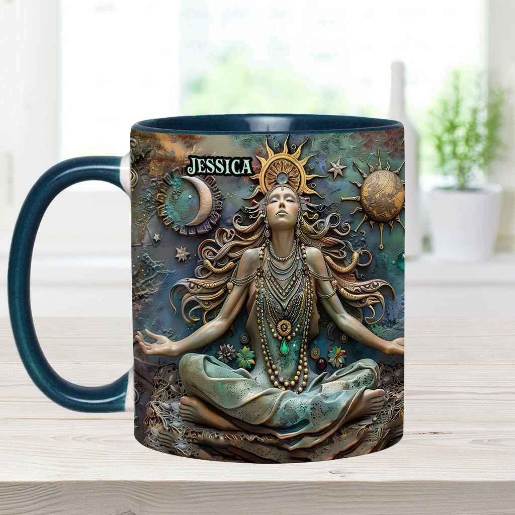 I'm Not Sugar And Spice - Personalized Yoga Accent Mug