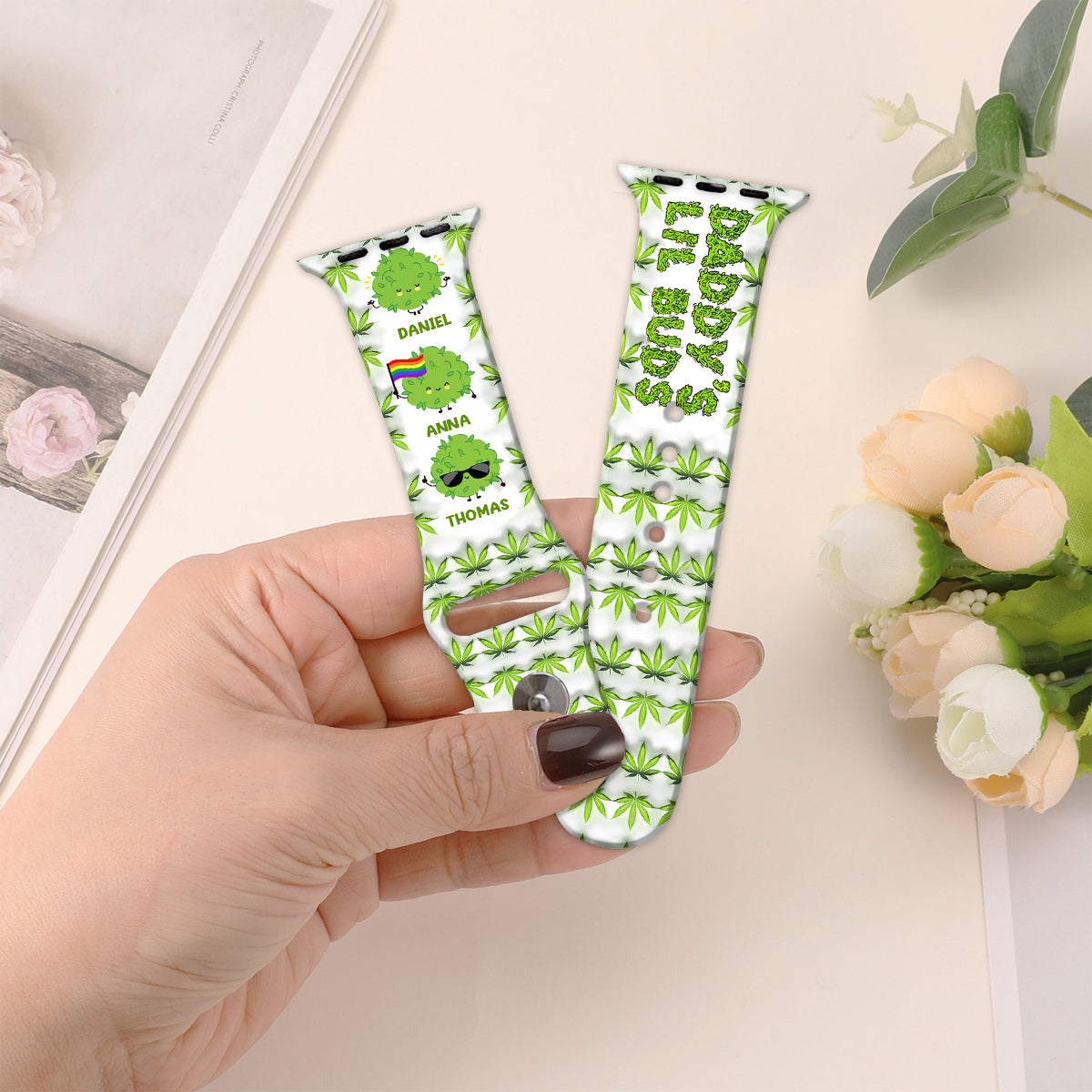 Der coolste Papa aller Zeiten – Personalisiertes Apple Watch-Armband für Väter