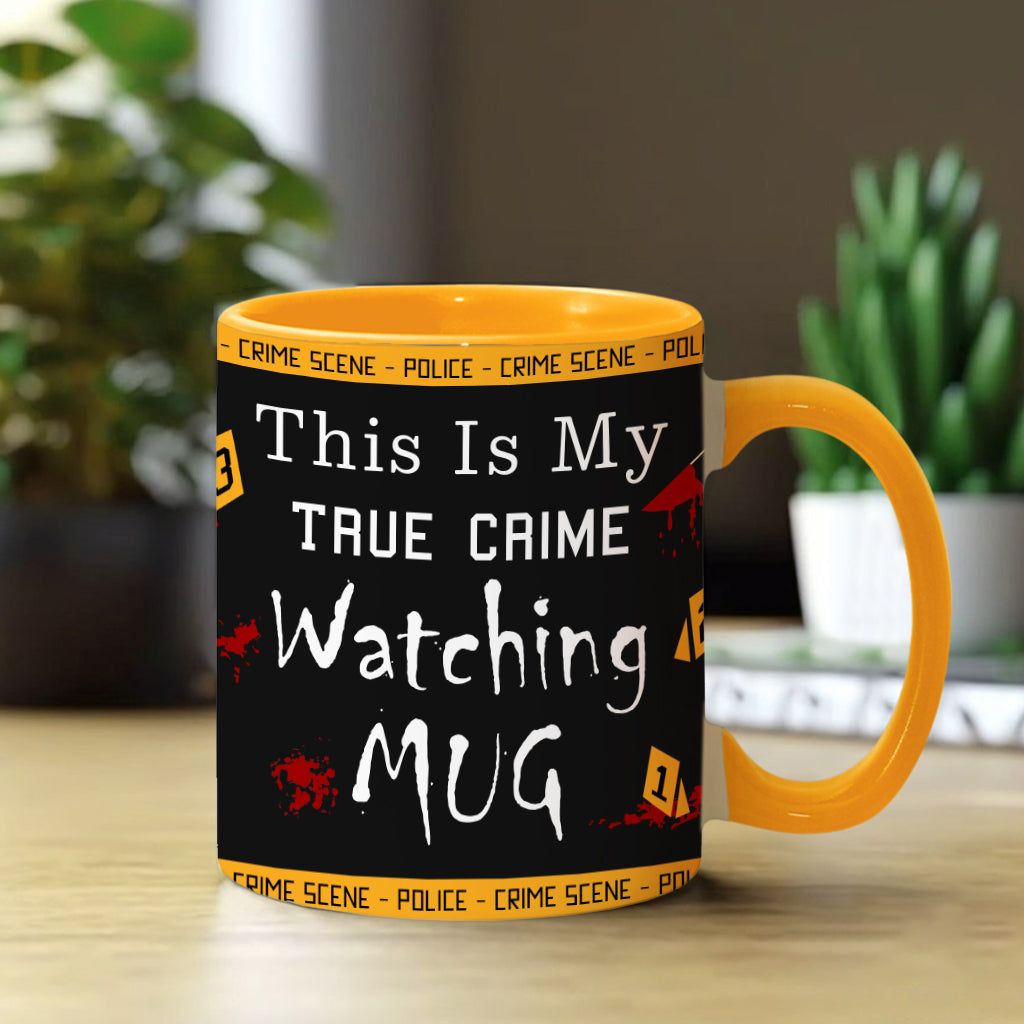 Das ist meine Tasse zum True-Crime-Schauen – personalisierte Tasse