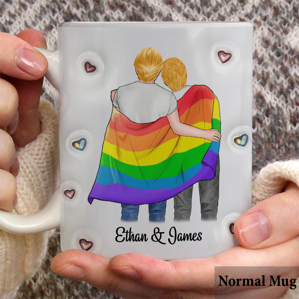 Ich habe dich kennengelernt, ich mochte dich, ich habe dich geliebt, ich behalte dich – personalisierte LGBT-Unterstützungstasse