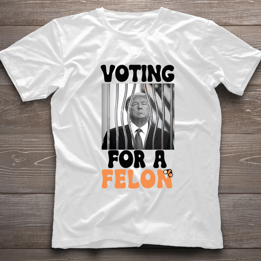Unisex-T-Shirt „Wählt einen Straftäter“, Trump-Shirt 2024, Republikanisches T-Shirt, Wahl-Shirt, MAGA-T-Shirt 2024, Donald-Trump-Wahl-Shirt