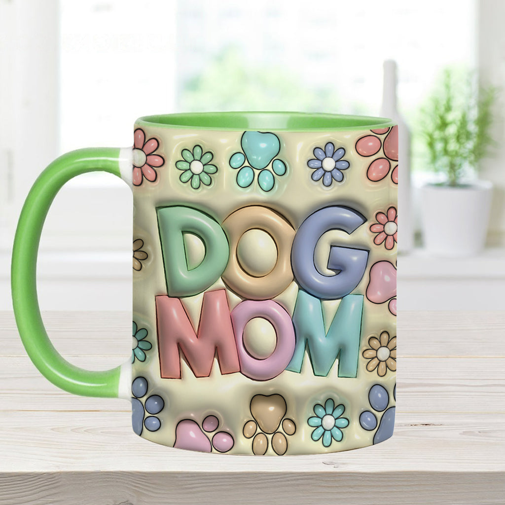 Dog Mom Dog Dad - Personalized Dog Accent Mug