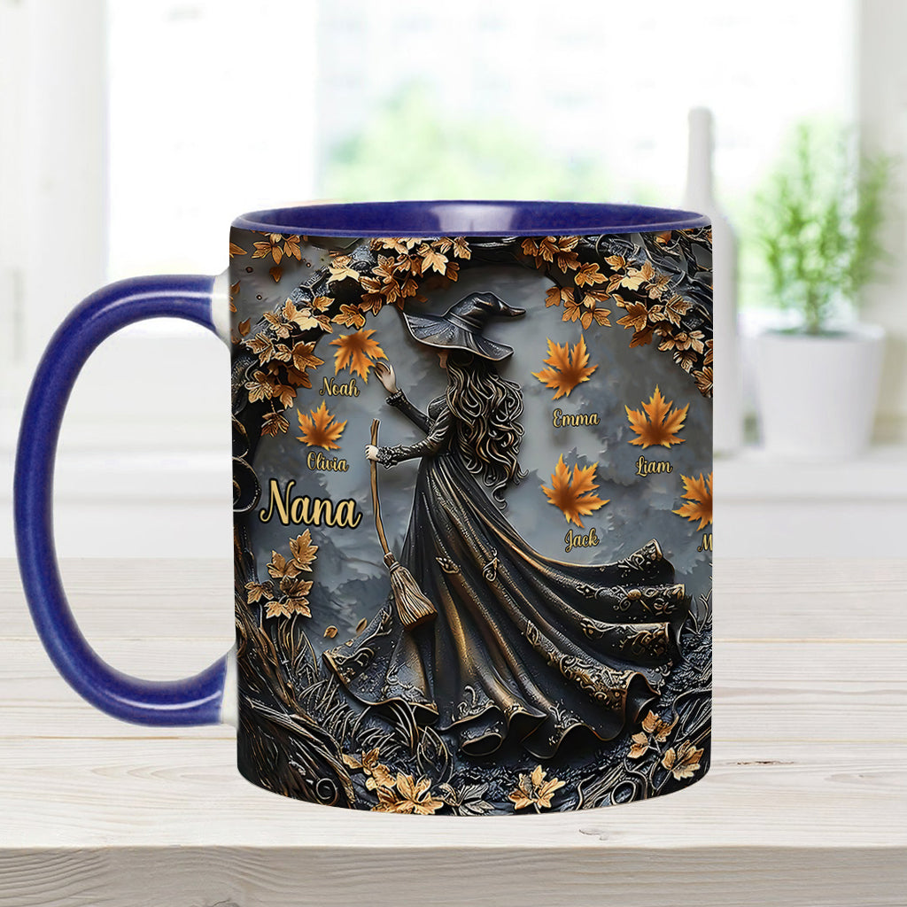 Fröhliches Halloween – personalisierte Tasse mit Oma-Akzent