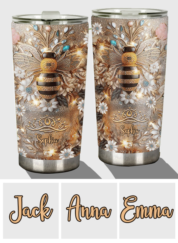 Queen Bee - Personalized Bee Tumbler