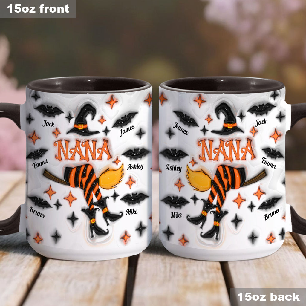 Oma-Leben / Oma-Leben / Mama-Leben... - Personalisierte Tasse mit Oma-Akzent