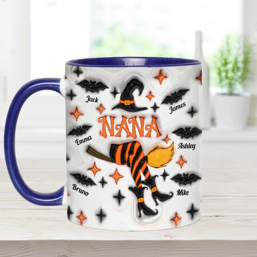 Oma-Leben / Oma-Leben / Mama-Leben... - Personalisierte Tasse mit Oma-Akzent
