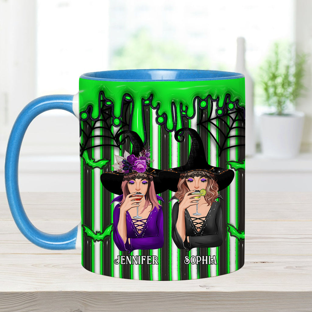 Wir sind seltsam und ungewöhnlich – personalisierte Tasse mit dem Aufdruck „Beste Freundin“.