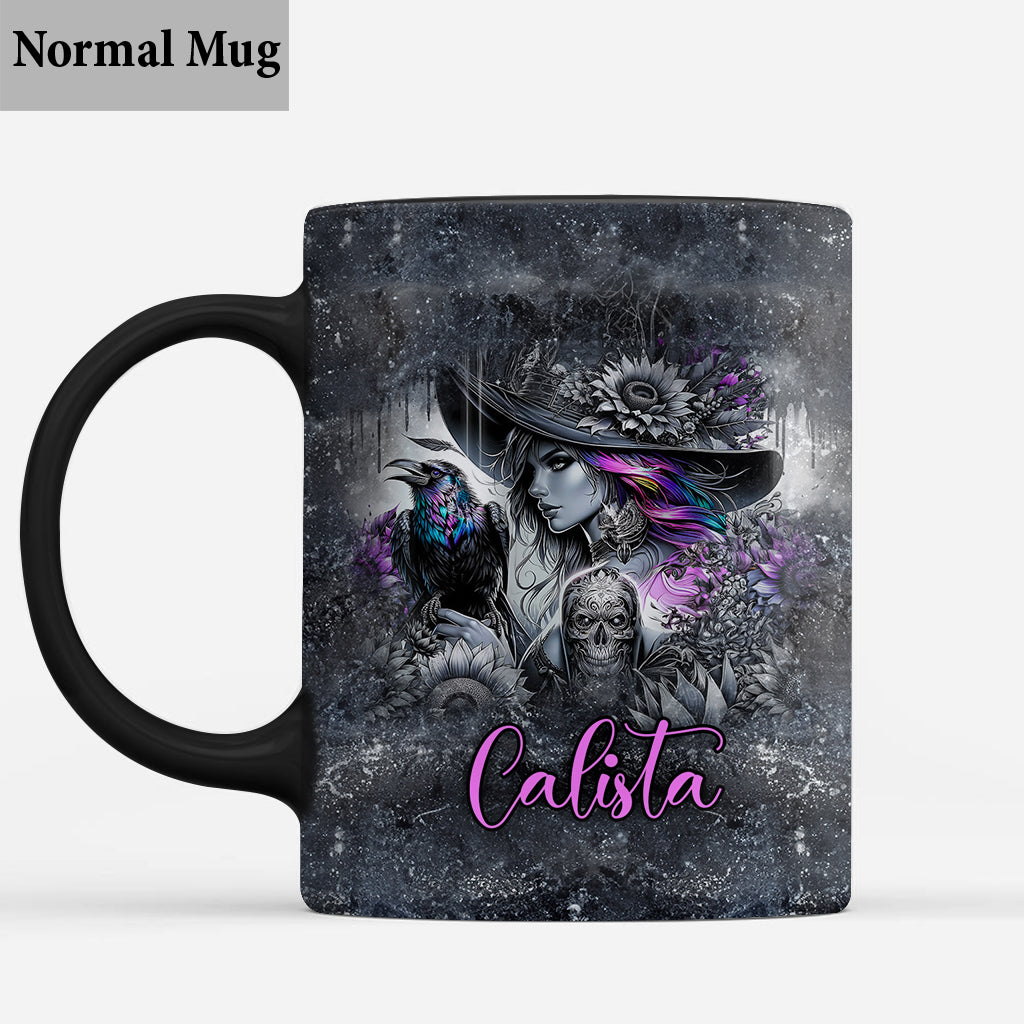 Flying High On Halloween Night - Personalized Witch Mug