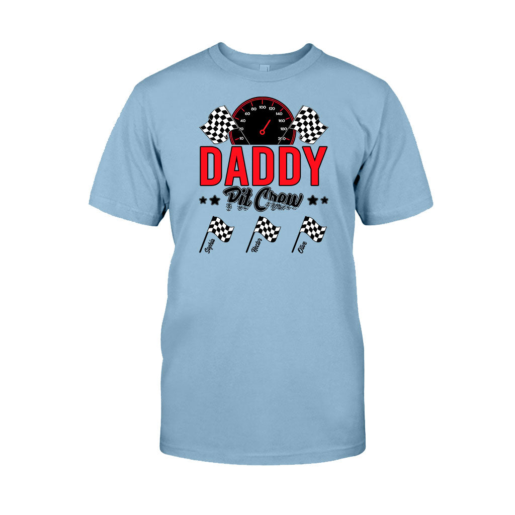 Daddy's Pit Crew Rennflaggen – Personalisiertes Renn-T-Shirt und Hoodie