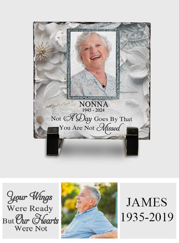 I'm Always With You - Personalized Memorial Square Shaped Stone