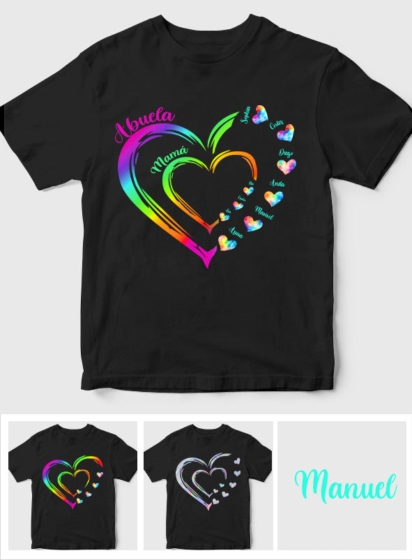 Bendecido De Ser llamado – Personalisiertes Oma-T-Shirt und Kapuzenpullover