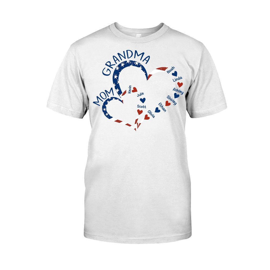 Erst Mama, jetzt Oma – Personalisiertes Oma-T-Shirt und Hoodie