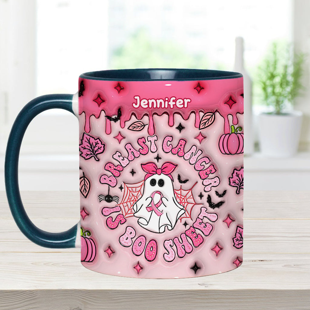 Brustkrebs ist doof – Personalisierte Tasse zur Brustkrebsvorsorge